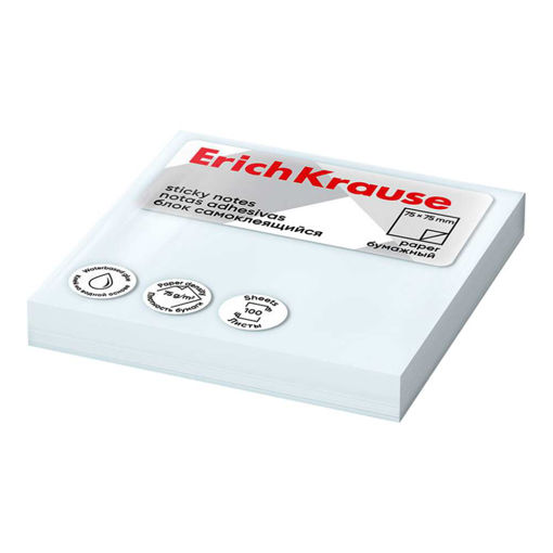 Picture of EK STICKY NOTES 75X75MM WHITE